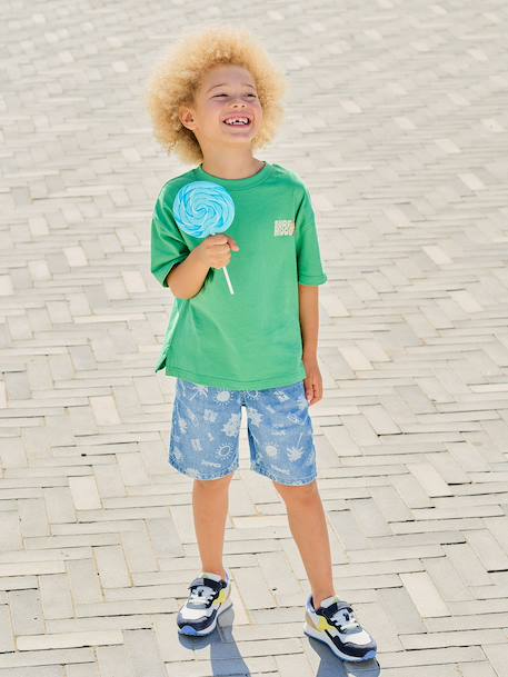 T-shirt garçon manches courtes vert 7 - vertbaudet enfant 