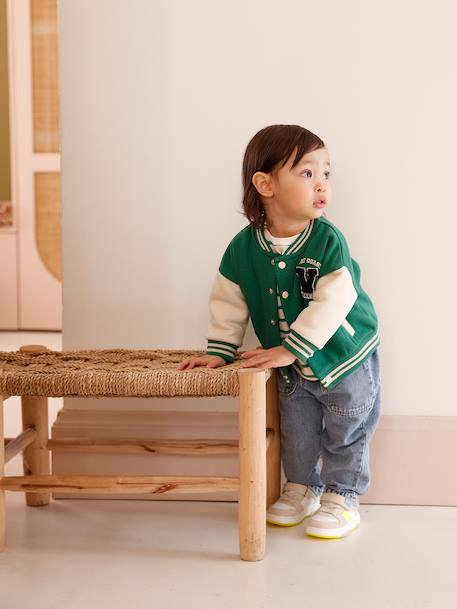 Blouson teddy bébé en molleton vert 6 - vertbaudet enfant 