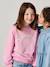Sweat fille manches longues mauve 1 - vertbaudet enfant 
