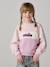 Sweat fille colorblock rose pâle 1 - vertbaudet enfant 