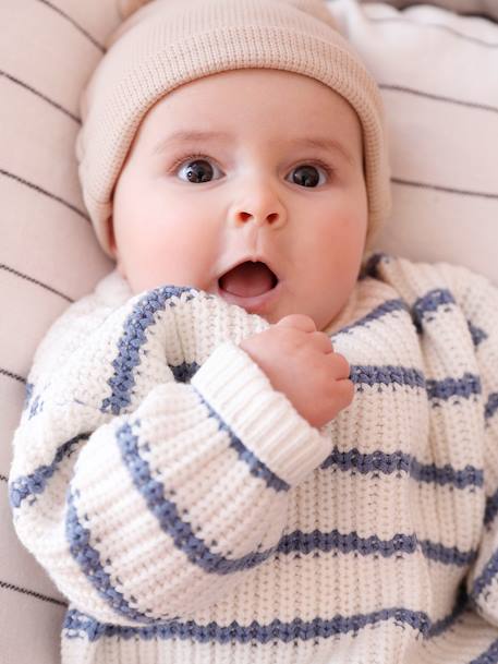 Pull bébé marin ouverture dos bleu 1 - vertbaudet enfant 