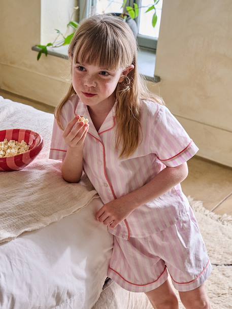 Pyjashort manches courtes à personnaliser lilas 9 - vertbaudet enfant 