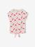 T-shirt fille imprimé noeud fantaisie manches courtes blanc+lavande+rose 1 - vertbaudet enfant 