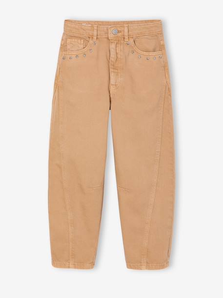Pantalon balloon fille balloon cappuccino 1 - vertbaudet enfant 