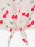 T-shirt fille imprimé noeud fantaisie manches courtes blanc+lavande+rose 3 - vertbaudet enfant 