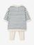 Ensemble bébé robe legging personnalisable rayé marine 6 - vertbaudet enfant 