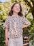T-shirt fille imprimé manches courtes anthracite+jaune pâle+Léopard+sable 13 - vertbaudet enfant 