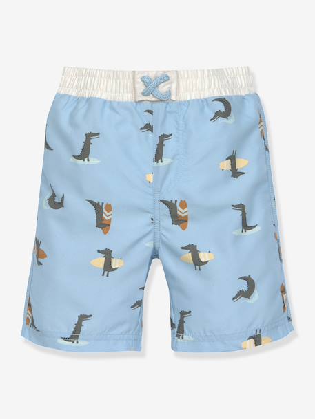 Short de bain Lässig bleu ciel+vert 1 - vertbaudet enfant 