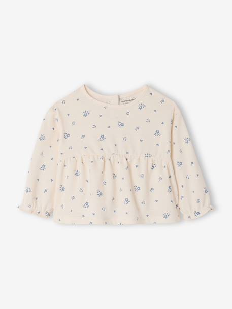 Lot 2 T-shirts manches longues bébé rose 3 - vertbaudet enfant 
