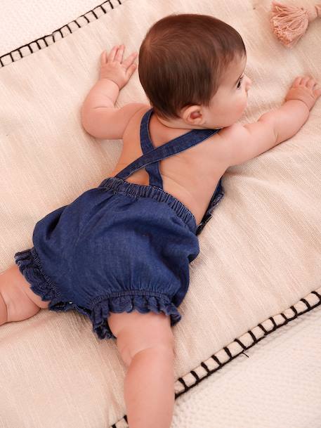 Barboteuse bébé fille en denim stone 8 - vertbaudet enfant 