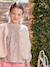 Blouse fille manches smockées écru+rose pâle 2 - vertbaudet enfant 