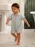 Combishort bébé fille denim denim bleached 1 - vertbaudet enfant 