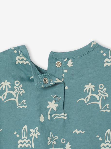 Lot 2 t-shirts manches courtes bébé écru 4 - vertbaudet enfant 
