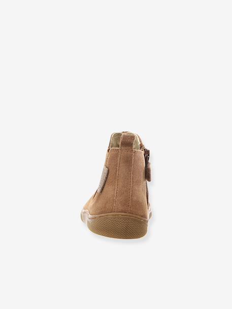 Boots Barefoot Glitty marron+or+taupe 4 - vertbaudet enfant 