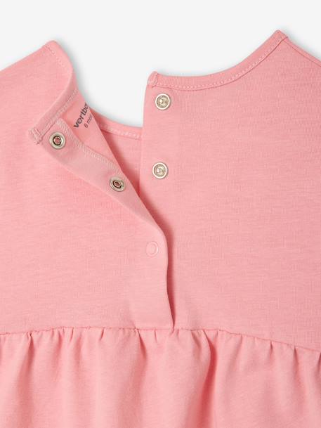Lot 2 T-shirts manches longues bébé rose 4 - vertbaudet enfant 
