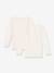 Lot 2 tee-shirts manches longues Petit Bateau blanc 2 - vertbaudet enfant 