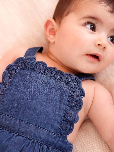 Barboteuse bébé fille en denim stone 7 - vertbaudet enfant 
