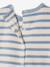 Ensemble bébé tee-shirt + short en éponge bleu grisé+rayé bleu+taupe 15 - vertbaudet enfant 
