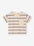 T-shirt bébé rayé en coton rayé bleu+rayé vert 1 - vertbaudet enfant 