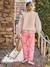 Pantalon fille style paperbag Lyocell fluide corail+kaki+rose 15 - vertbaudet enfant 