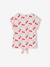 T-shirt fille imprimé noeud fantaisie manches courtes blanc+lavande+rose 2 - vertbaudet enfant 