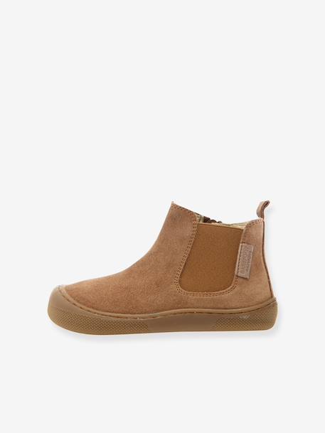 Boots Barefoot Glitty marron+or+taupe 3 - vertbaudet enfant 