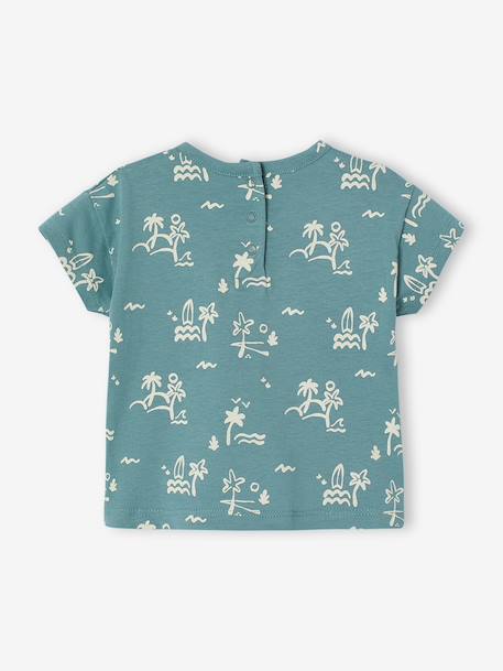 Lot 2 t-shirts manches courtes bébé écru 6 - vertbaudet enfant 