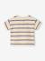 T-shirt bébé rayé en coton rayé bleu+rayé vert 3 - vertbaudet enfant 
