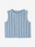 Gilet bébé sans manche denim fleurs stone 2 - vertbaudet enfant 