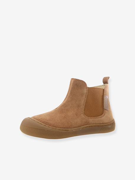 Boots Barefoot Glitty marron+or+taupe 1 - vertbaudet enfant 