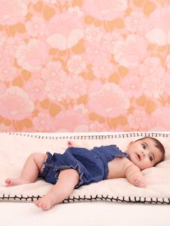 Barboteuse bébé fille en denim  - vertbaudet enfant