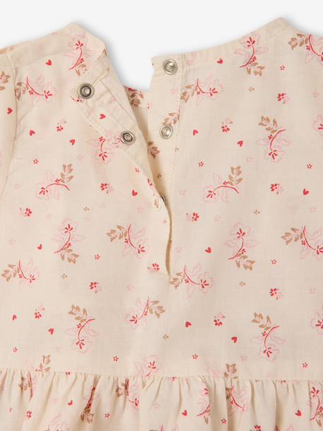 Ensemble short blouse bébé fille écru 6 - vertbaudet enfant 