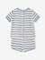 Ensemble bébé tee-shirt + short en éponge bleu grisé+rayé bleu+taupe 13 - vertbaudet enfant 