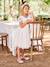 Robe fille dentelle et tulle blanc 1 - vertbaudet enfant 