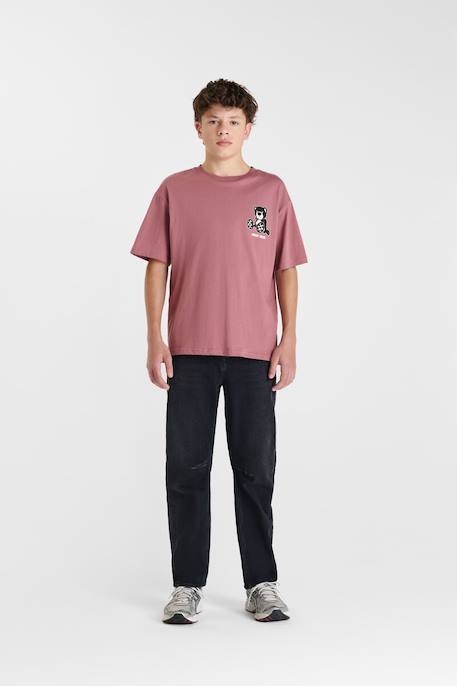 Tee-shirt rigabo Vieux rose 2 - vertbaudet enfant 
