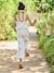 Ensemble pantalon haut bretelles blanc 10 - vertbaudet enfant 