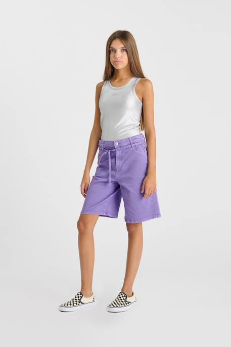 Short en jeans carpugi White 2 - vertbaudet enfant 