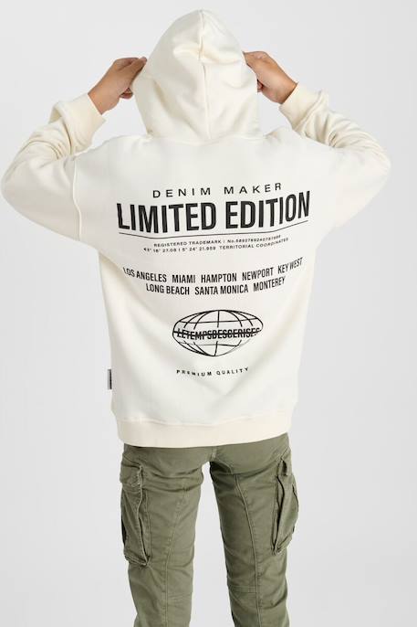 Sweat-shirt capuche rulbo Milk 4 - vertbaudet enfant 