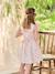 Robe de cérémonie motifs fleurs fille blanc+blanc imprimé+bleu clair+rose imprimé+rose pâle 36 - vertbaudet enfant 