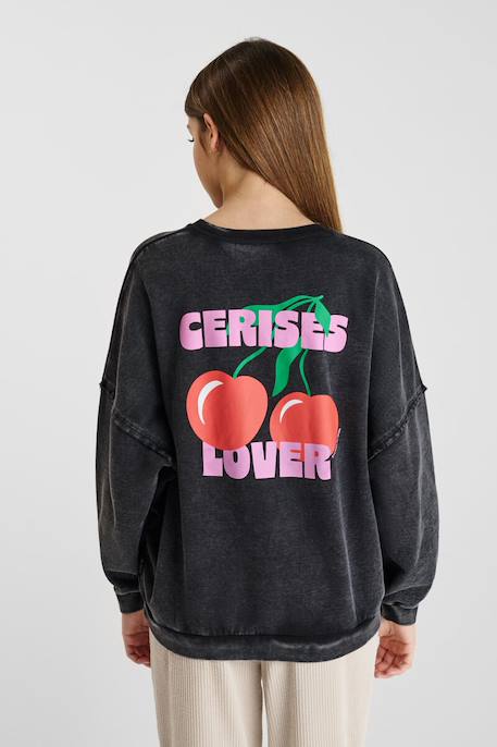 Sweat-shirt capuche julesgi Black 4 - vertbaudet enfant 
