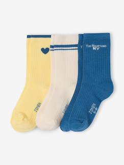 -Lot 3 chaussettes assorties