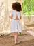 Robe patineuse fille bi-matière blanc 7 - vertbaudet enfant 