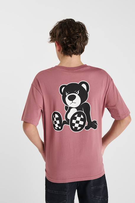 Tee-shirt rigabo Vieux rose 4 - vertbaudet enfant 