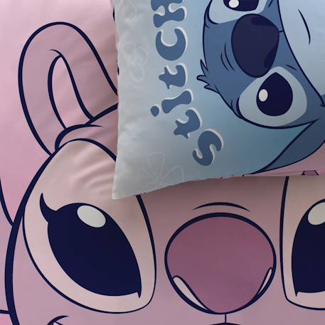 Parure de lit imprimée 100% coton, disney home stitch magic duo Rose 2 - vertbaudet enfant 