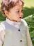 Ensemble chemise gilet nœud papillon bébé vert sauge 2 - vertbaudet enfant 