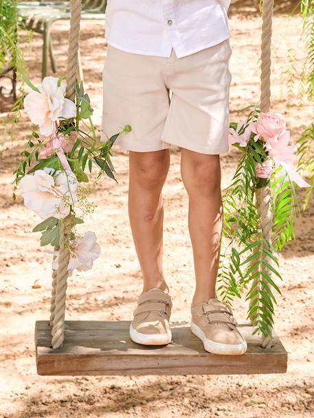 Bermuda garçon beige 2 - vertbaudet enfant 