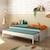 Pack lit gigogne métal 3 places avec matelas bois massif noha Blanc+Blanc et bois+Bois 6 - vertbaudet enfant 