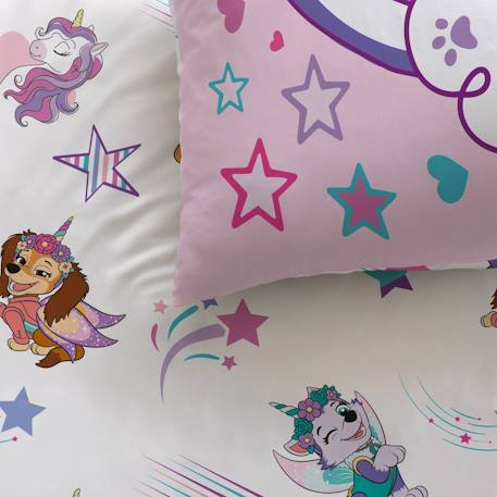 Parure de lit imprimée 100% coton, pat patrouille licorne Rose 2 - vertbaudet enfant 
