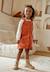Robe en velours côtelé manouk Orange 1 - vertbaudet enfant 