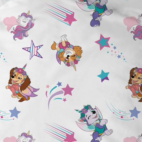 Parure de lit imprimée 100% coton, pat patrouille licorne Rose 5 - vertbaudet enfant 